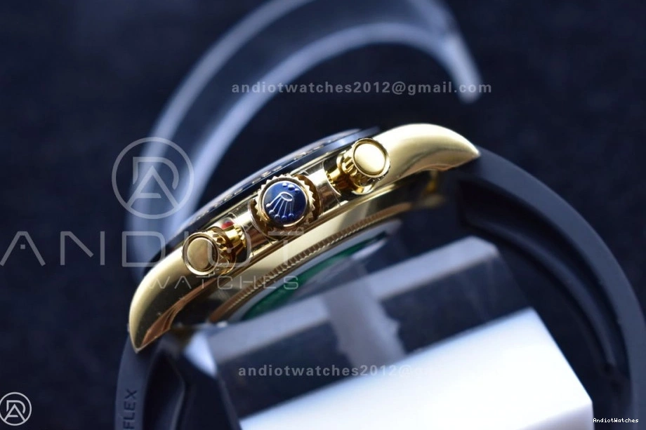 Best 116518 SA Oysterflex Reliable 764 Strap Dial Daytona on BTF 1:1 Rubber Edition Lume YG 0131